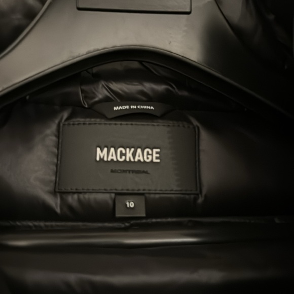 MACKAGE KIDS BILLY BLACK 10 - BRAND NEW KIDS UNISEX DOWN JACKET - Picture 5 of 6